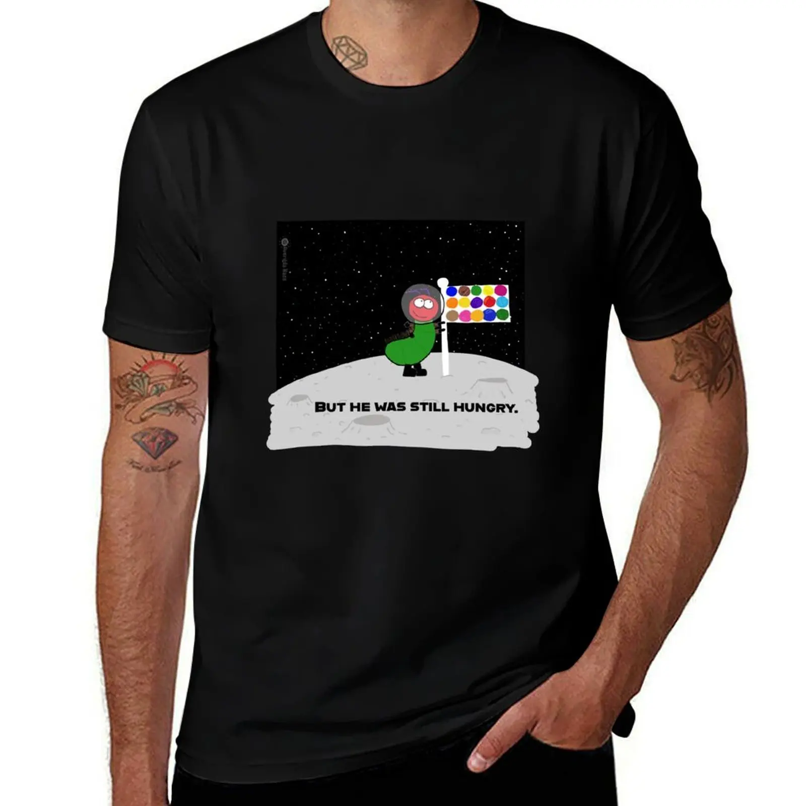 But He Was Still Hungry T-Shirt Work Basic Short Sleeve Top T-Shirt