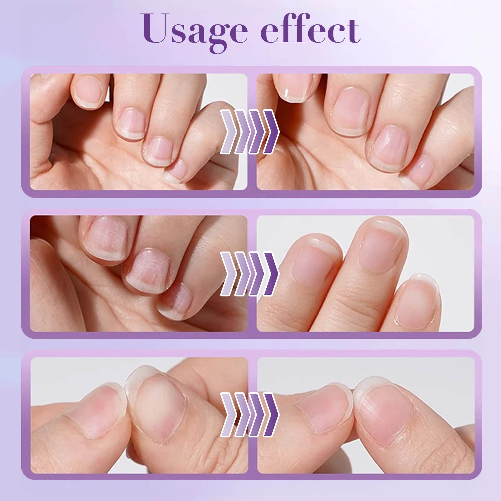 Caneta de essência para reparo de unhas 3 em 1, 3.5ml, caneta de óleo para cutícula, tratamento anti-quebra para unhas secas e quebradiços, protetor noturno de unhas