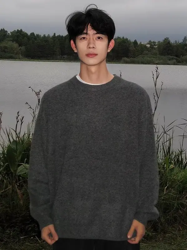 

Thiened Повседневный вязаный свитер для мужчин Весна Осень Зима Внутренняя одежда Большой размер Молодежный активный слэ Полиэфирное волокно Длинный S...