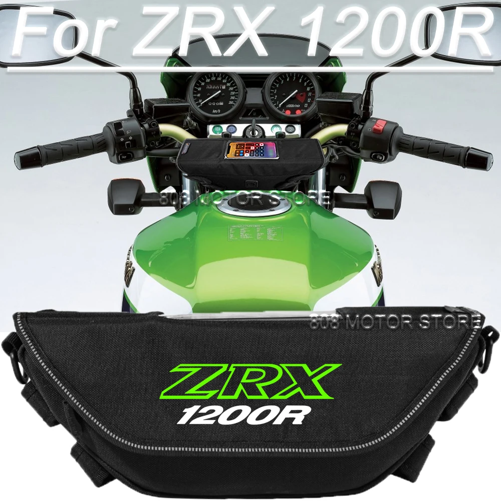

For ZRX1200R zrx1200r Motorcycle accessories tools bag Waterproof And Dustproof Convenient travel handlebar bag
