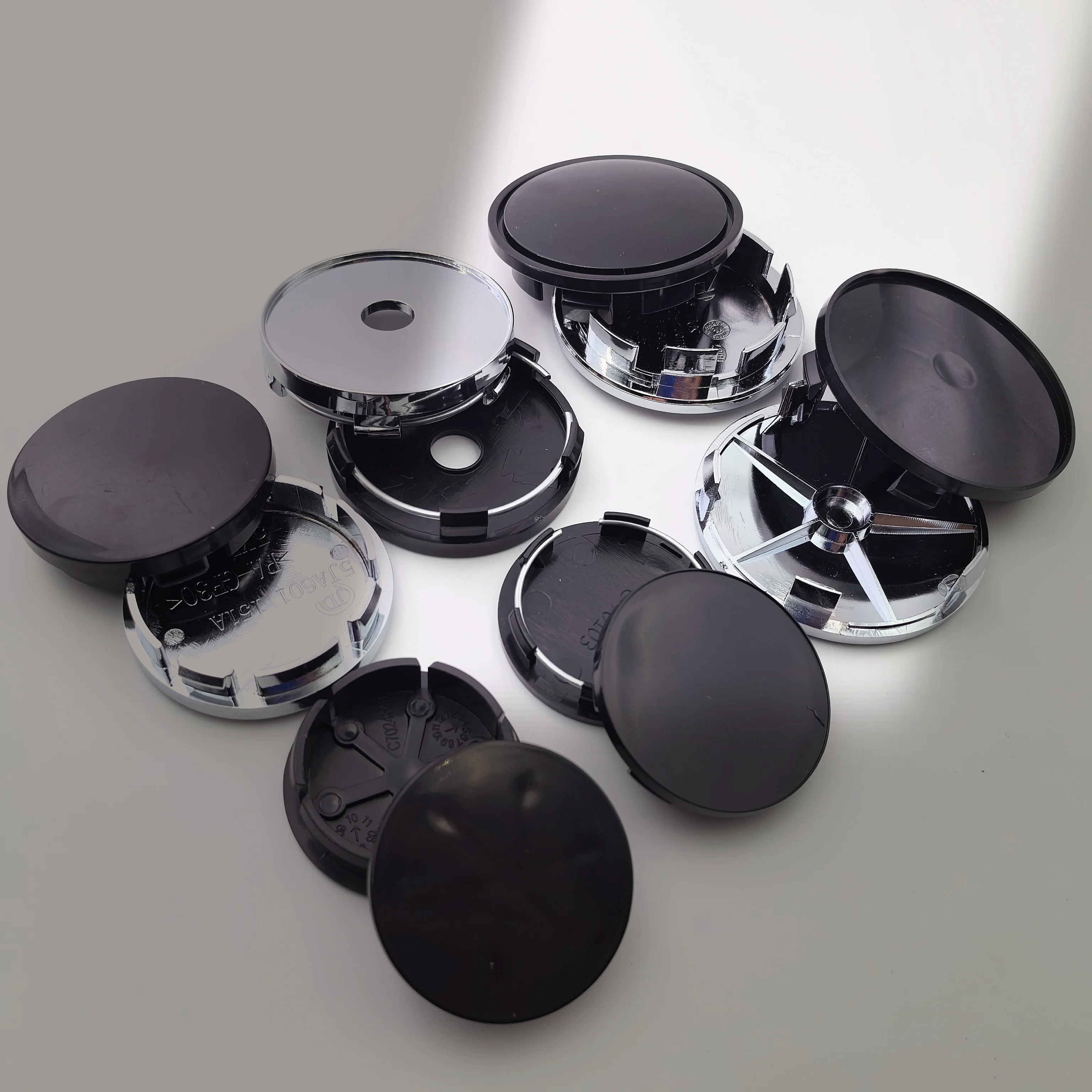4Pcs 48.5mm 49mm 50mm 56mm 60mm 65mm 68mm Universal ABS Wheel Center Cap Wheels Tyre Car Wheel Center Cap Set Vehicles Cover