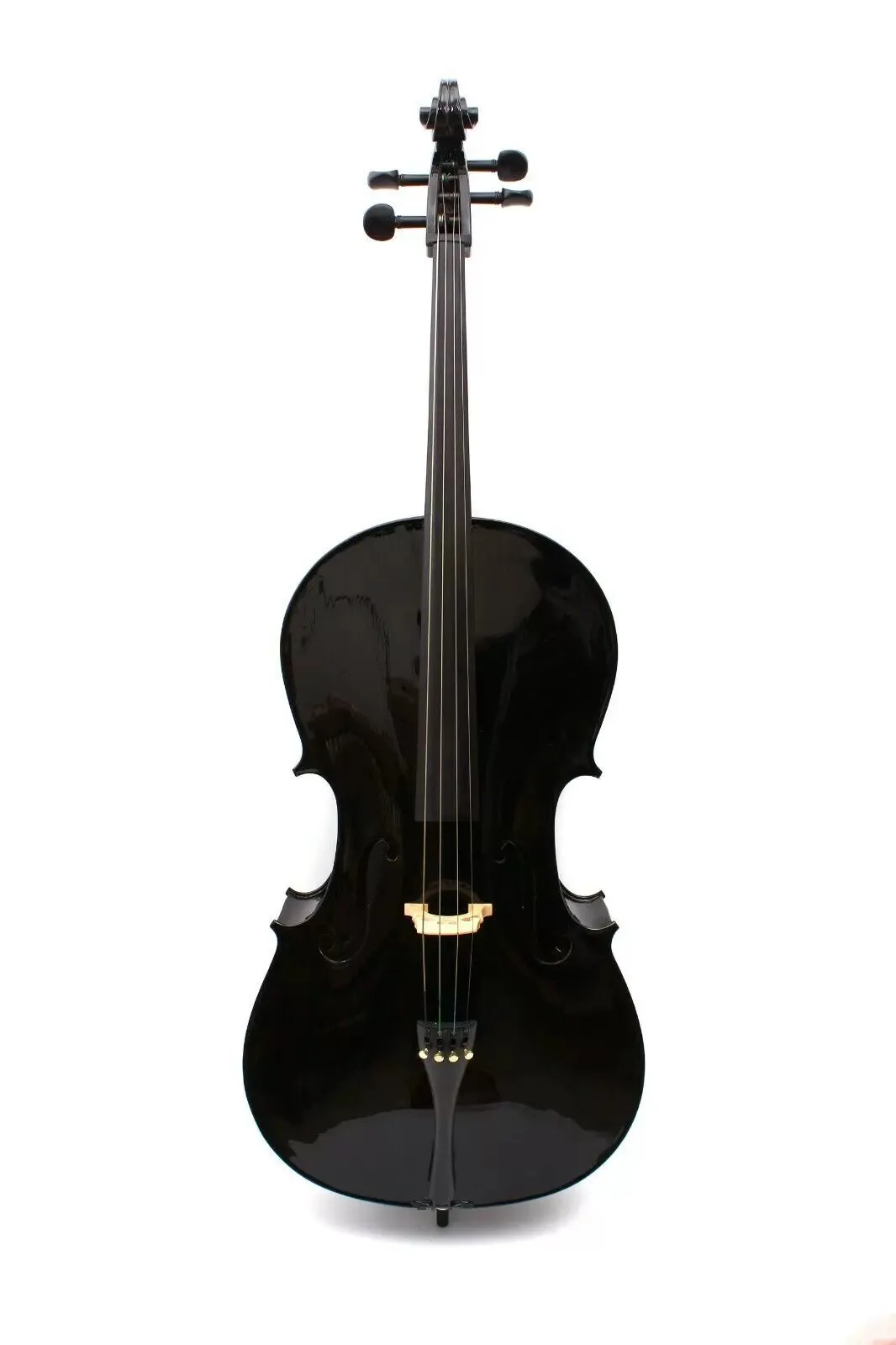 Strad style SONG Brand black Electric Acoustic Cello 4/4,solid wood