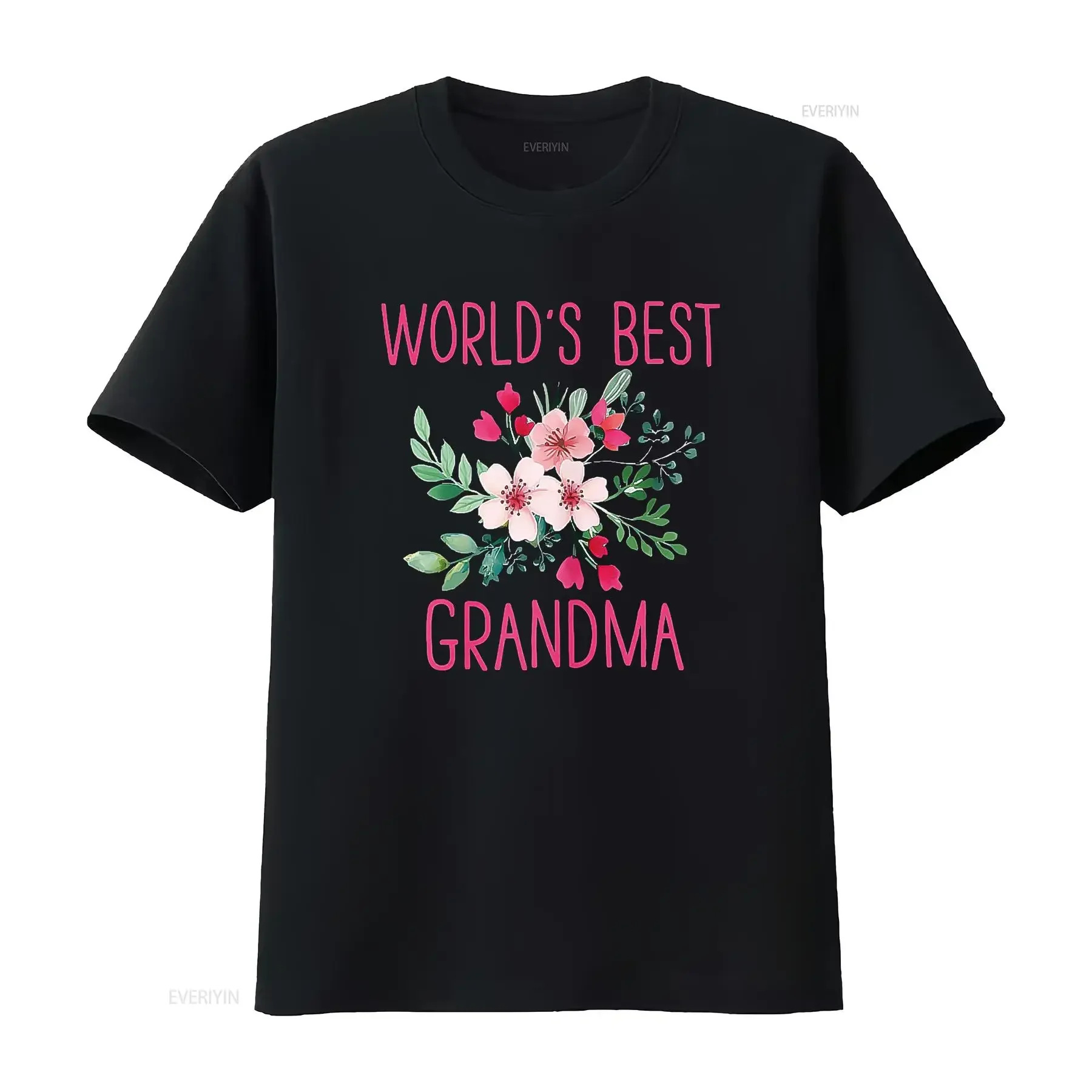 La mejor camiseta de abuela del mundo para flores, ropa de diseñador lavada vintage, moda suave y cómoda, gráfico ligeramente estirado