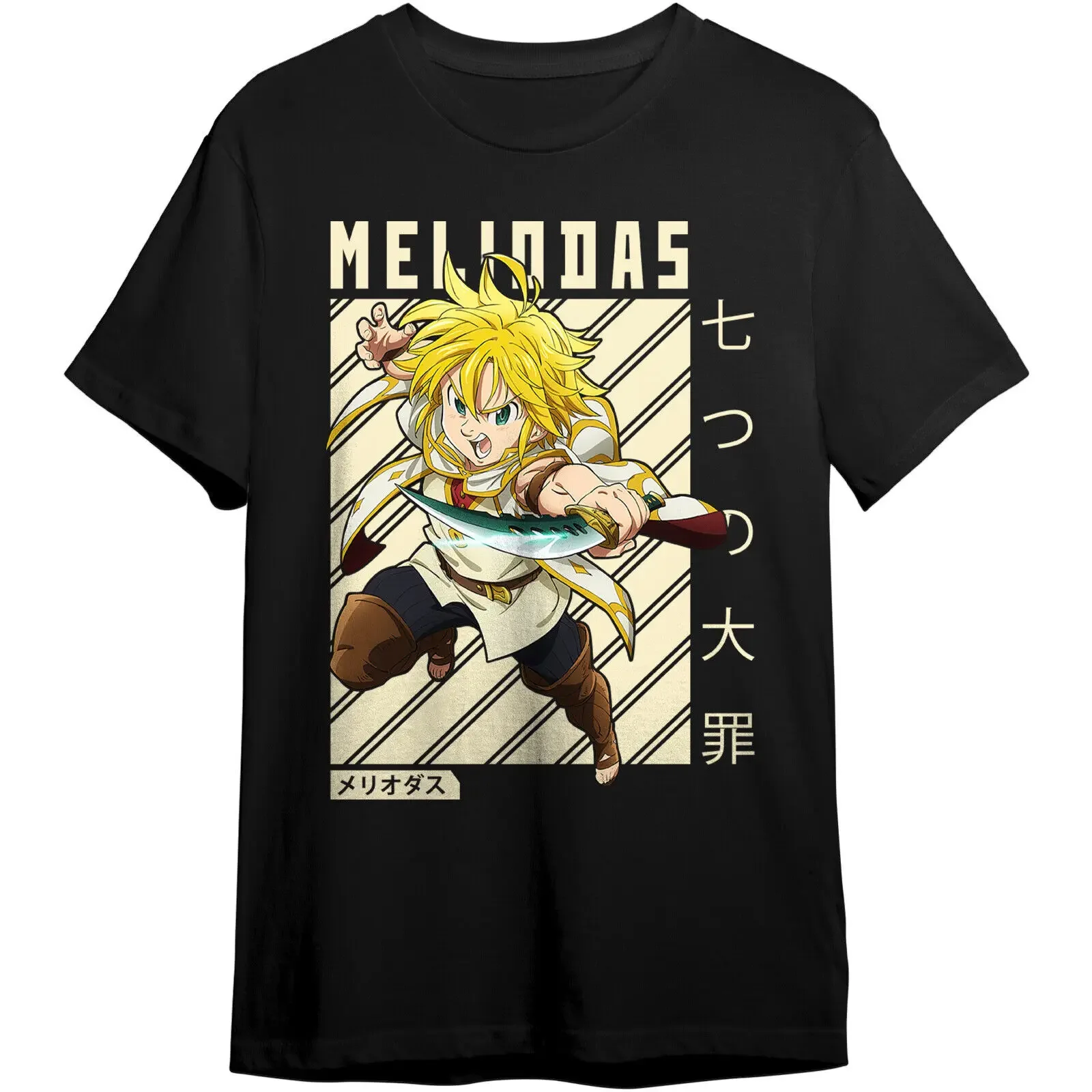 Kids / Men/Women Japanese Anime Manga Meliodas Seven Deadly Sins Demon T-Shirt