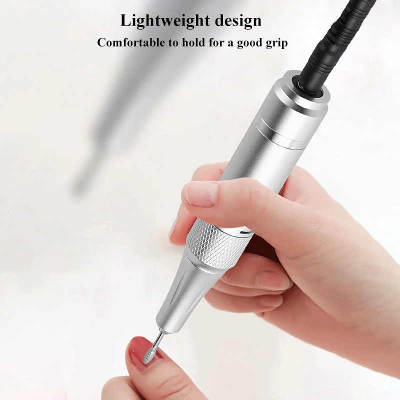 Perceuse à ongles électrique Portable 45000 tr/min, perceuses à ongles professionnelles pour vernis à ongles en Gel, lime à ongles Rechargeable, outil de manucure