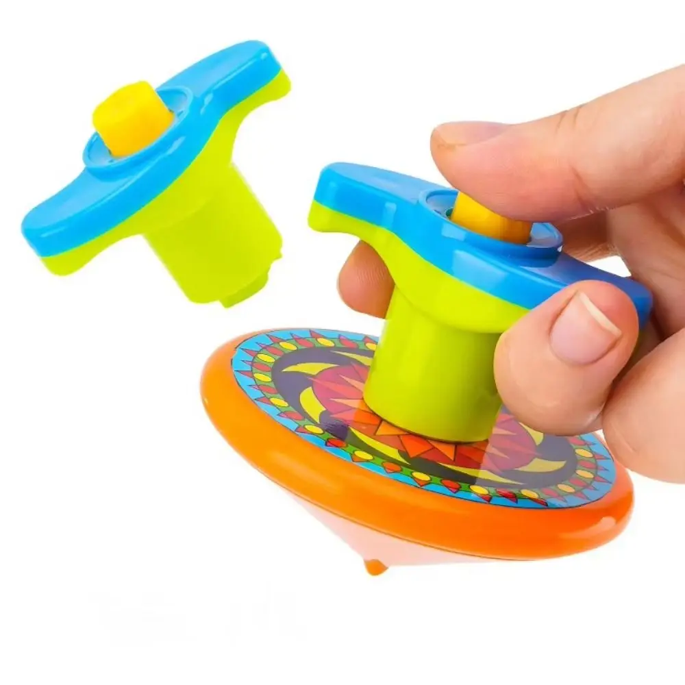 Brinquedo rotativo empilhados giroscópio dobrável interessante voando empilhamento giroscópios jogo de mesa colorido