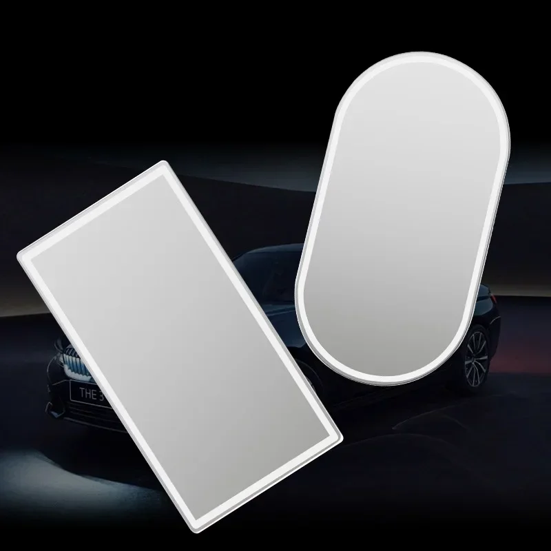 Stainless Steel Vanity Mirror - High Definition, New Style Car Interior Accessory for Makeup