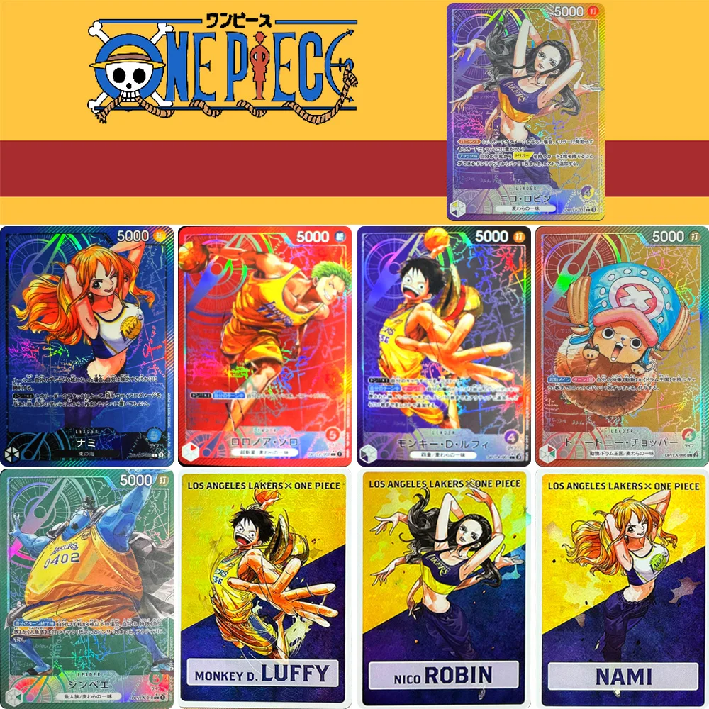 ONE PIECE Anime characters Kaidou Charlotte Linlin DIY Homemade texture Collection card Game toys Christmas birthday gift