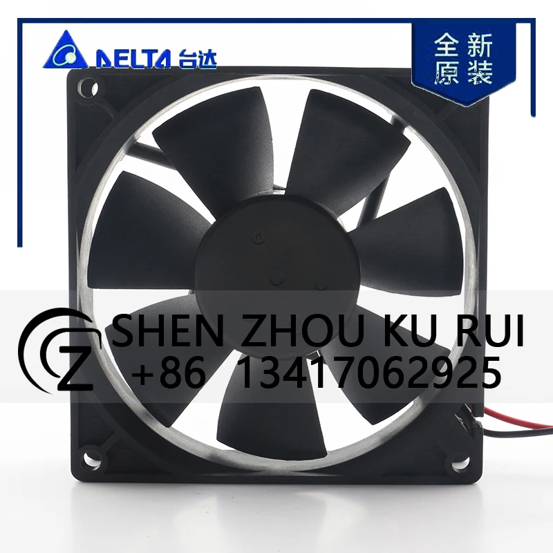Delta 12V 48V DC24V 0.40A AC EC 9025 90X90X25MM 9CM Inverter Chassis Power Supply Double Ball Bearing AFB0924VH-SP02 Cooling Fan