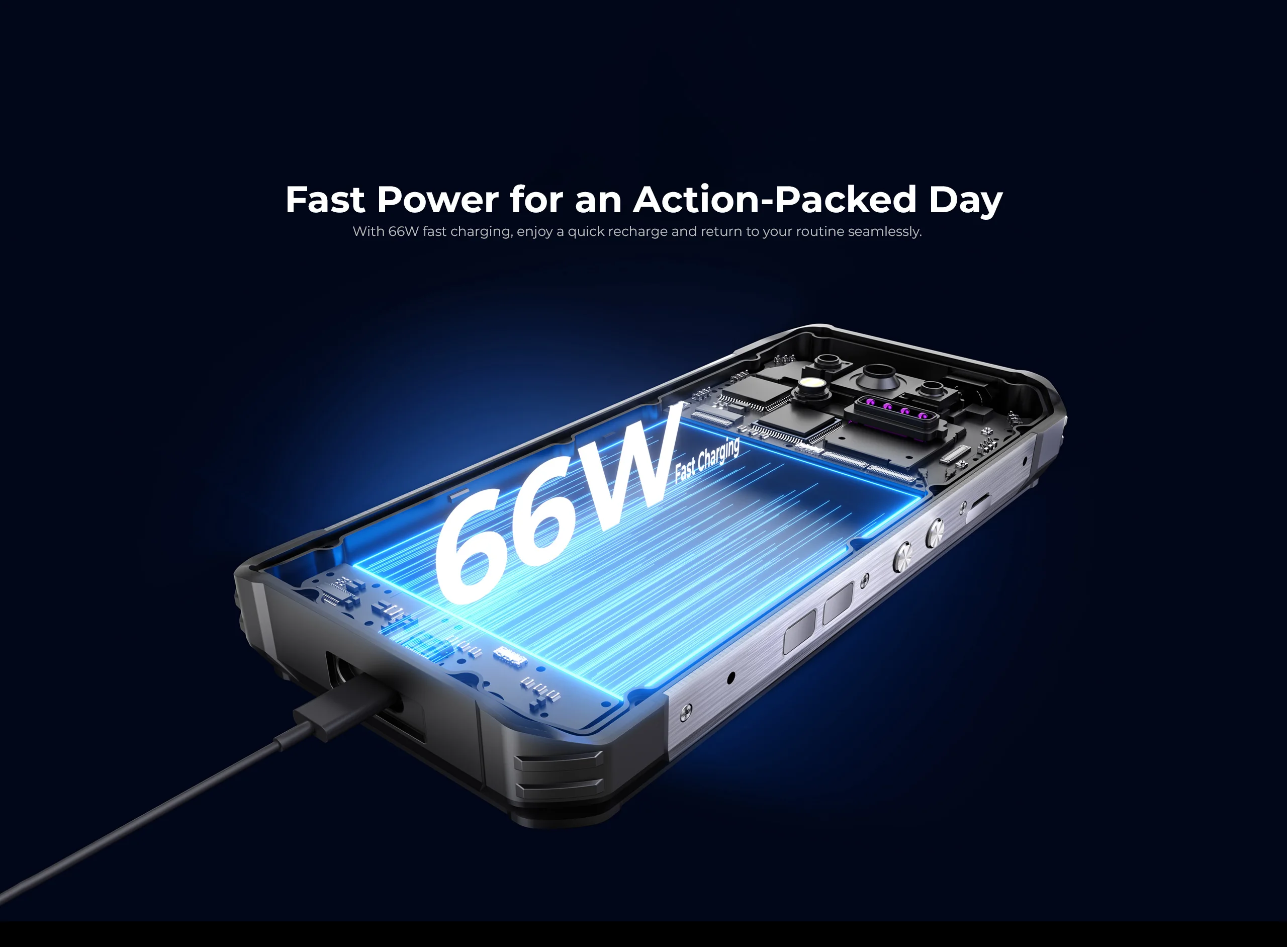 OUKITEL WP100 TITAN Android 14 33000mAh 66W 36GB(12+ 24) 512GB Rugged Smartphone 200MP laser projector Camping Light 6.8'' 120Hz