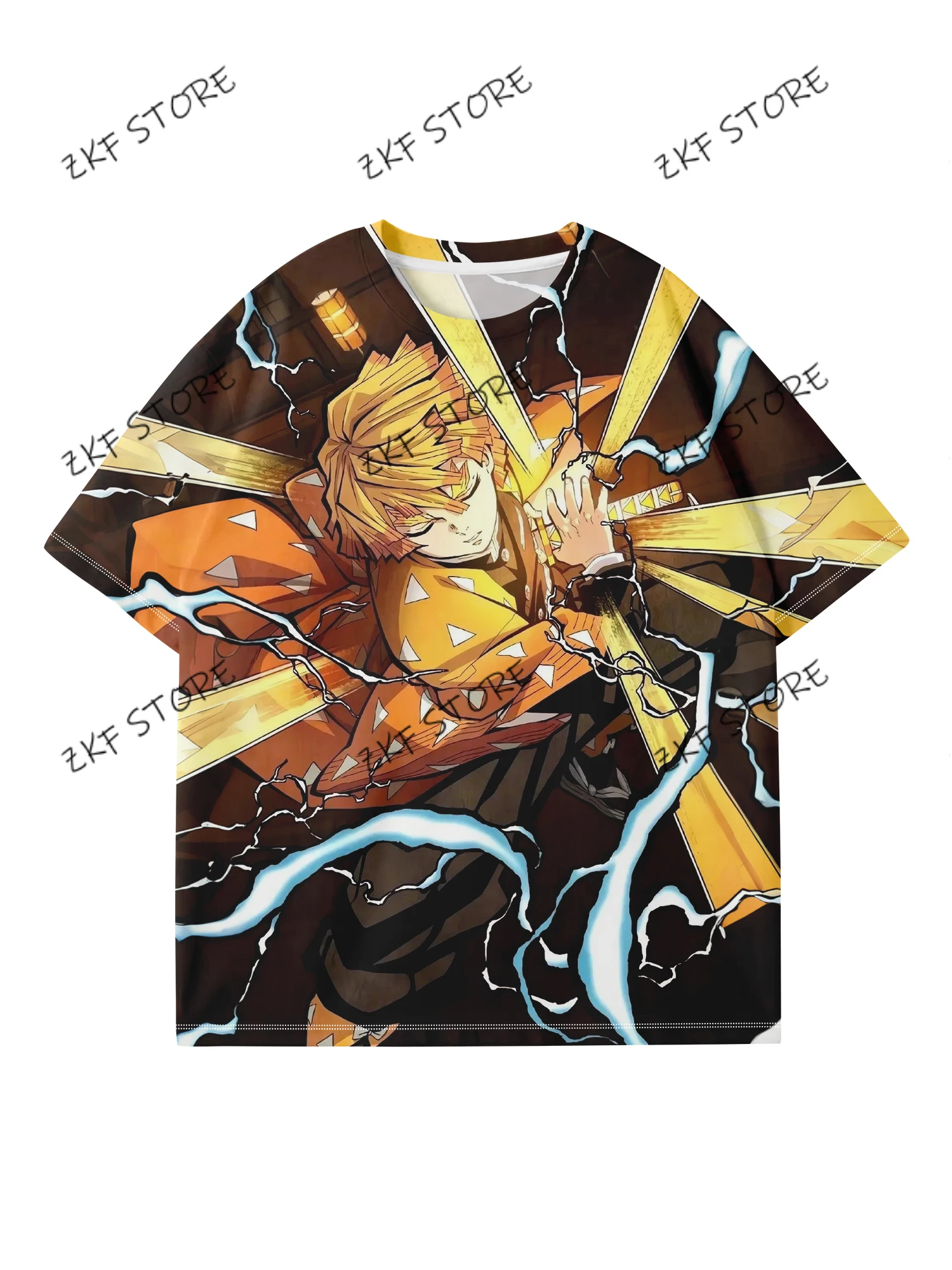 

Summer Anime Demon Slayer Kimetsu no Yaiba Kamado Nezuko Kochou Shinobu Cosplay 3D Print Fashion T-Shirt Cartoon Short Sleeve