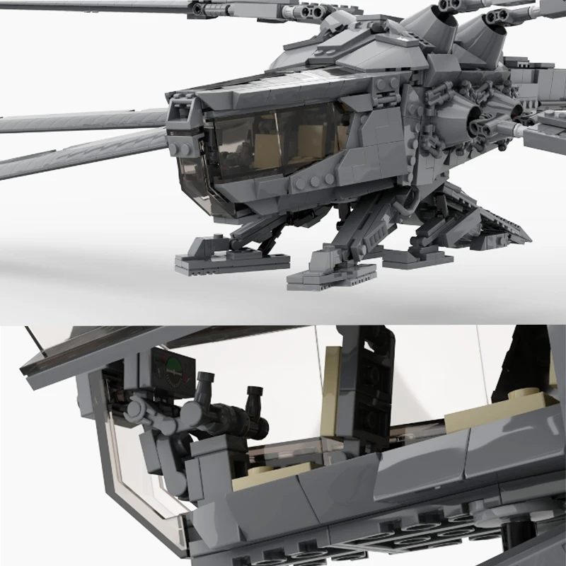 サイエンスフィクションアイテム砂丘オルニホプターハウスアトレイデス MOC ビルディングブロック大型飛行船スーツモデルパズルレンガのおもちゃクリスマスギフト