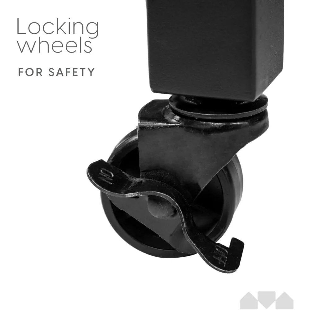 سرير نهاري مع دولاب منبثق، إطار أسود - يُباع بشكل منفصل، سرير نهاري مزدوج ومجموعة دولاب قابلة للطي #6