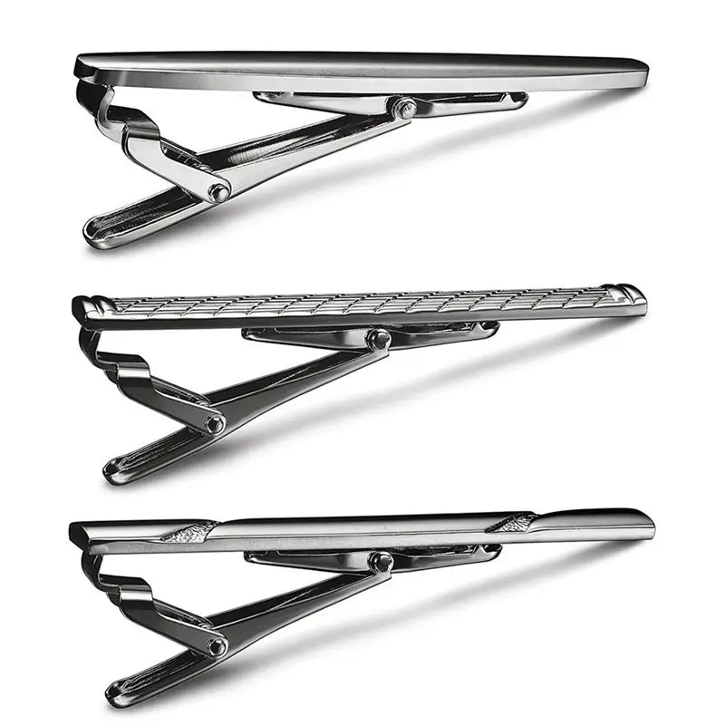 6 Pcs Tie Clips For Men Tie Bar Clip Set For Regular Ties Necktie Wedding Business