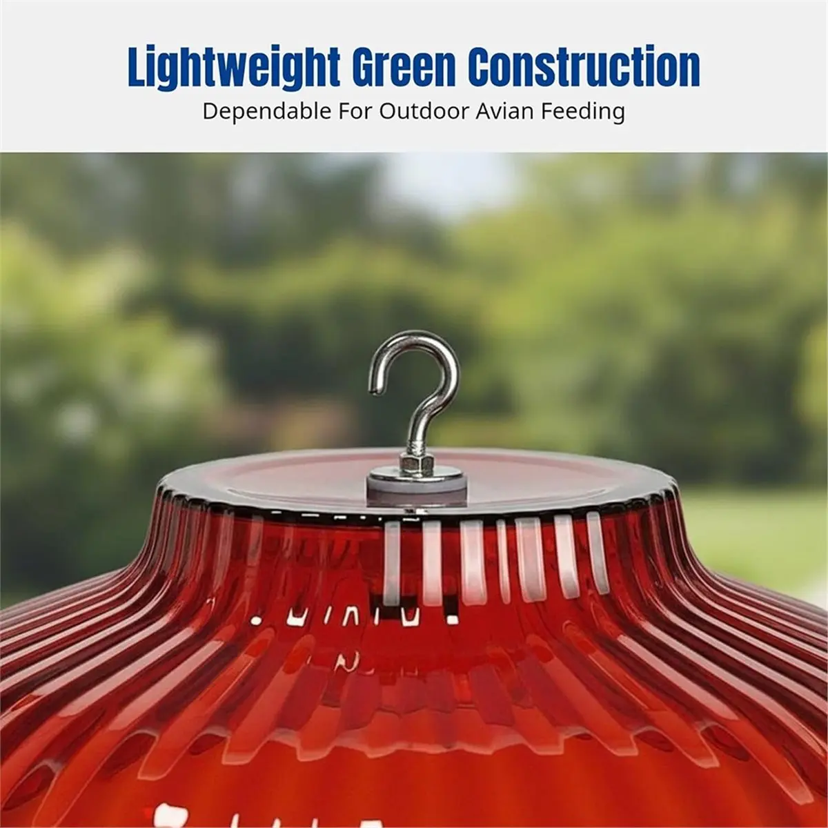 【STABLE QUALITY】10 Inch Hanging Bird Feeder Baffle, Weatherproof Cover for Outdoor Shepherd'S Hook