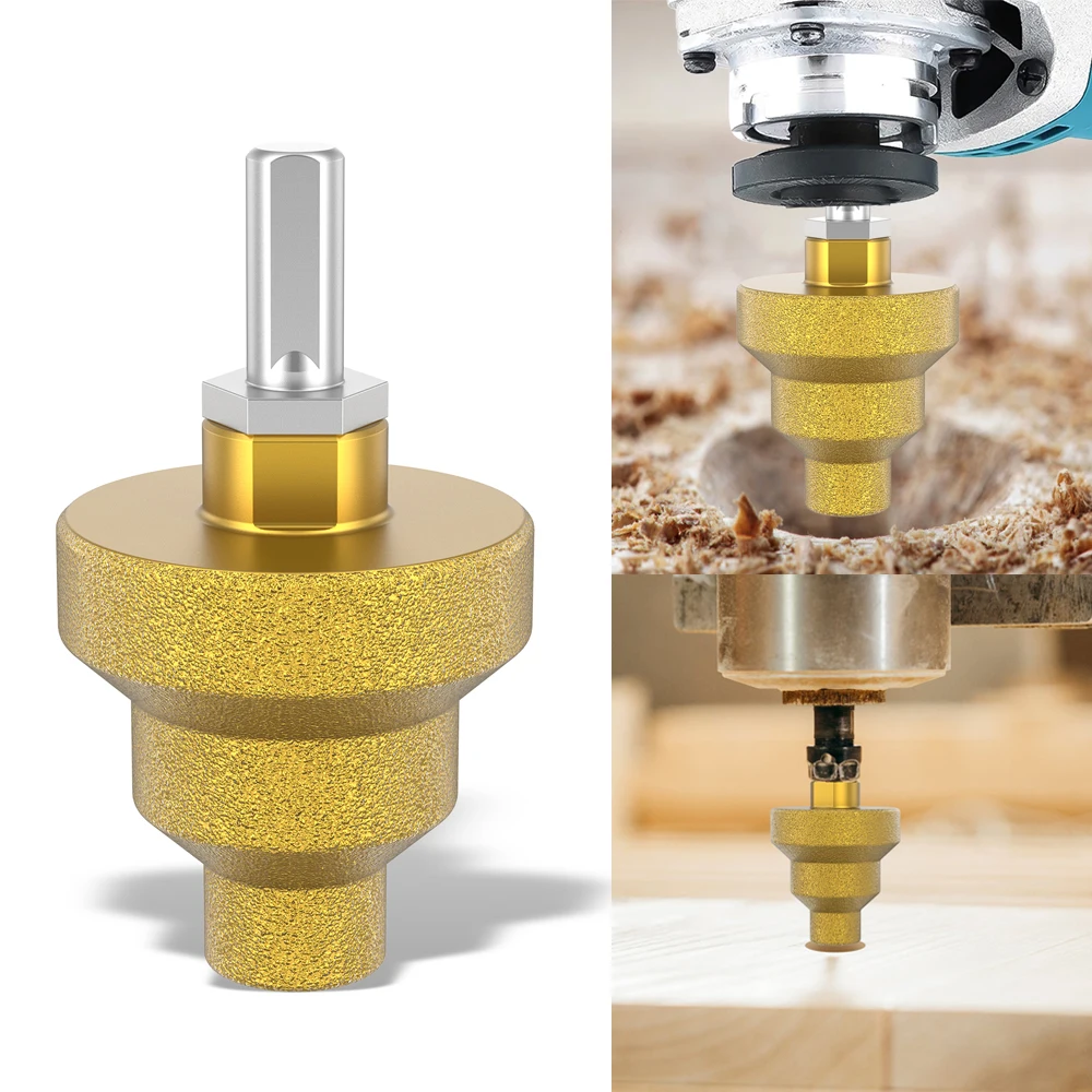 

M10 Паяное ступенчатое сверло Алмазные сверла для снятия фаски Прецизионная резка Многослойный открывалка для отверстий Износостойкий для дерева и металла