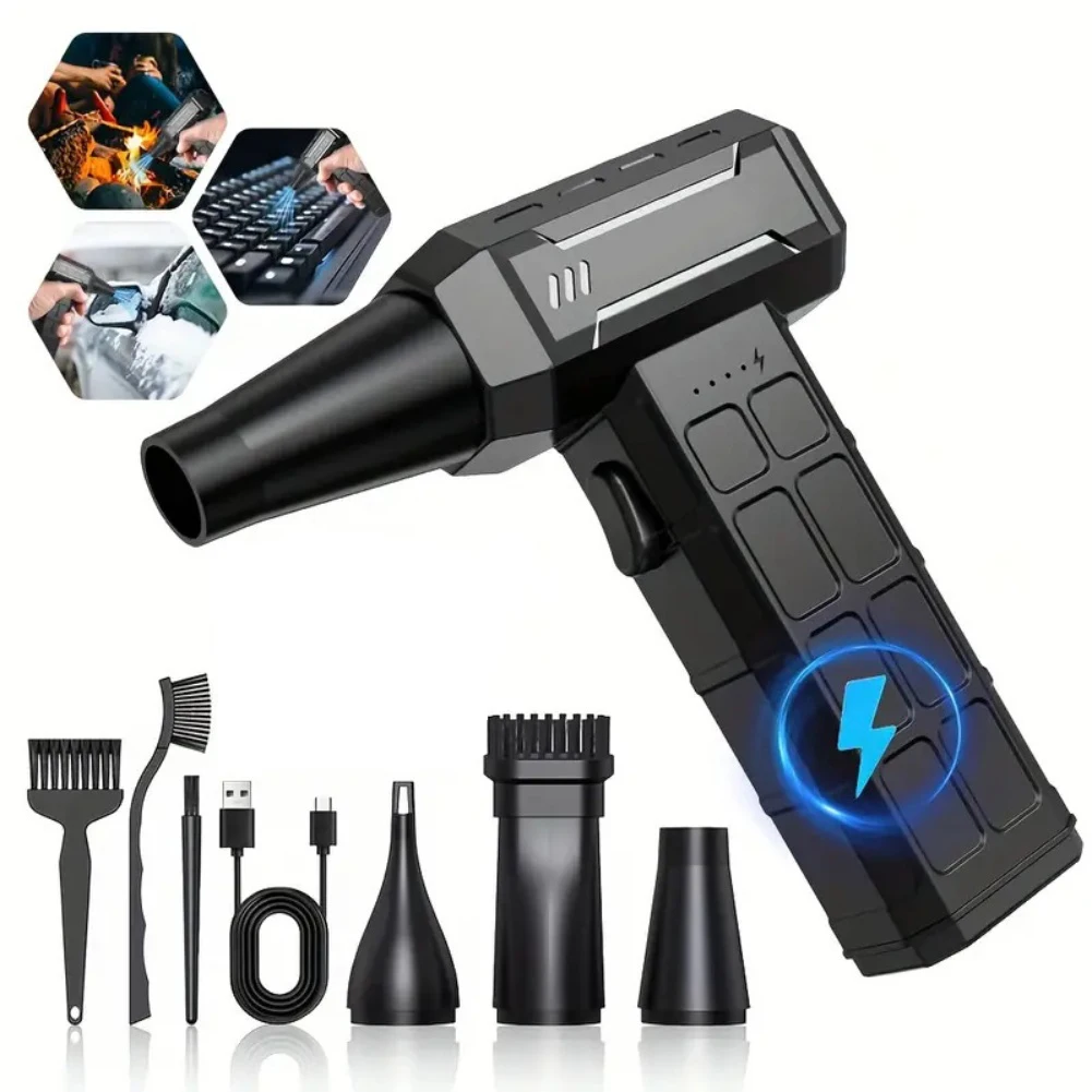150000 RPM Cordless Air Duster for Electronics Cleaning Compact Portable Electric Blower for PC Laptop Keyboard Dust