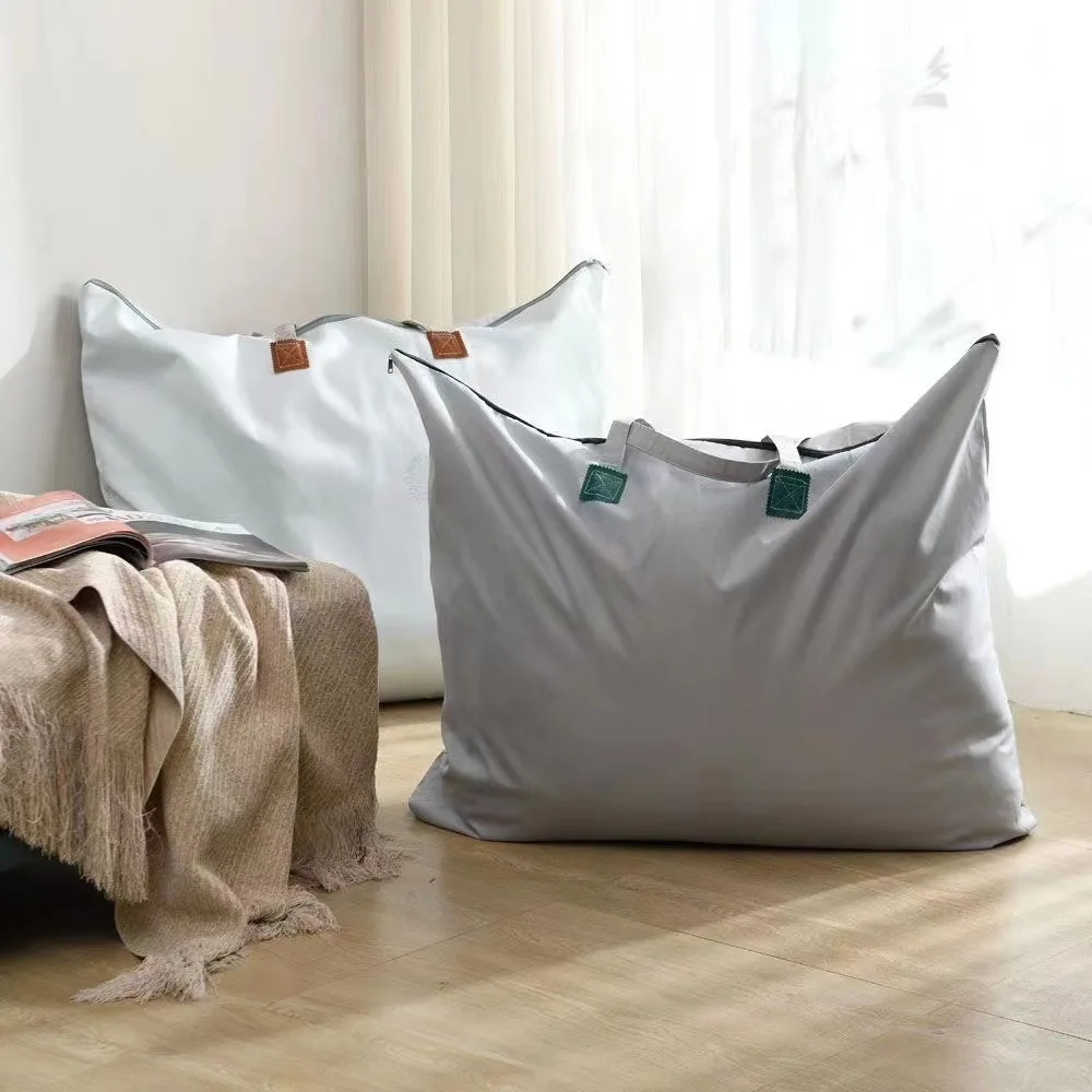 

Large capacity thickened moving bag, curtain cloth, quilt storage bag, portable outdoor travel luggage packing bag