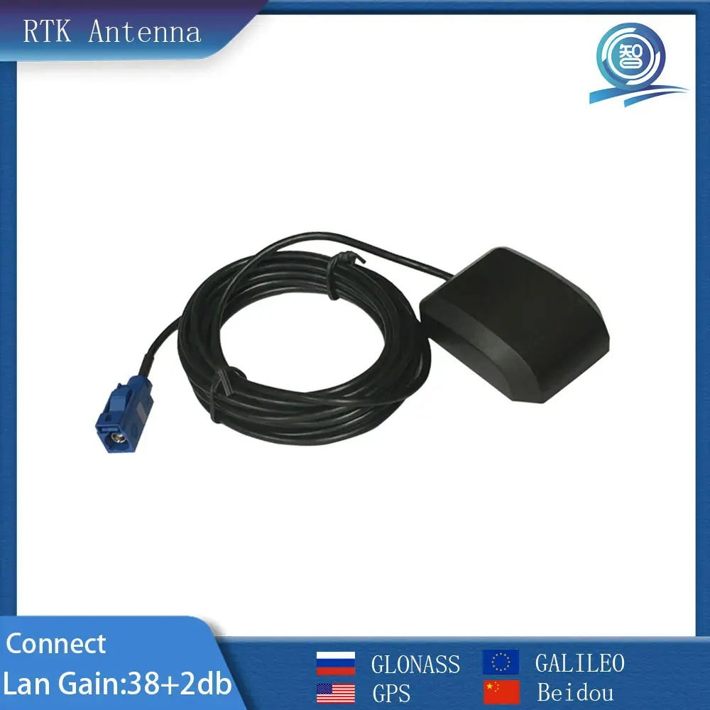 High Precision GPS Dual Band Positioning Antenna Lan Gain 38DBI Power Amplifier Connect Enhanced Vehicle Navigation Signal