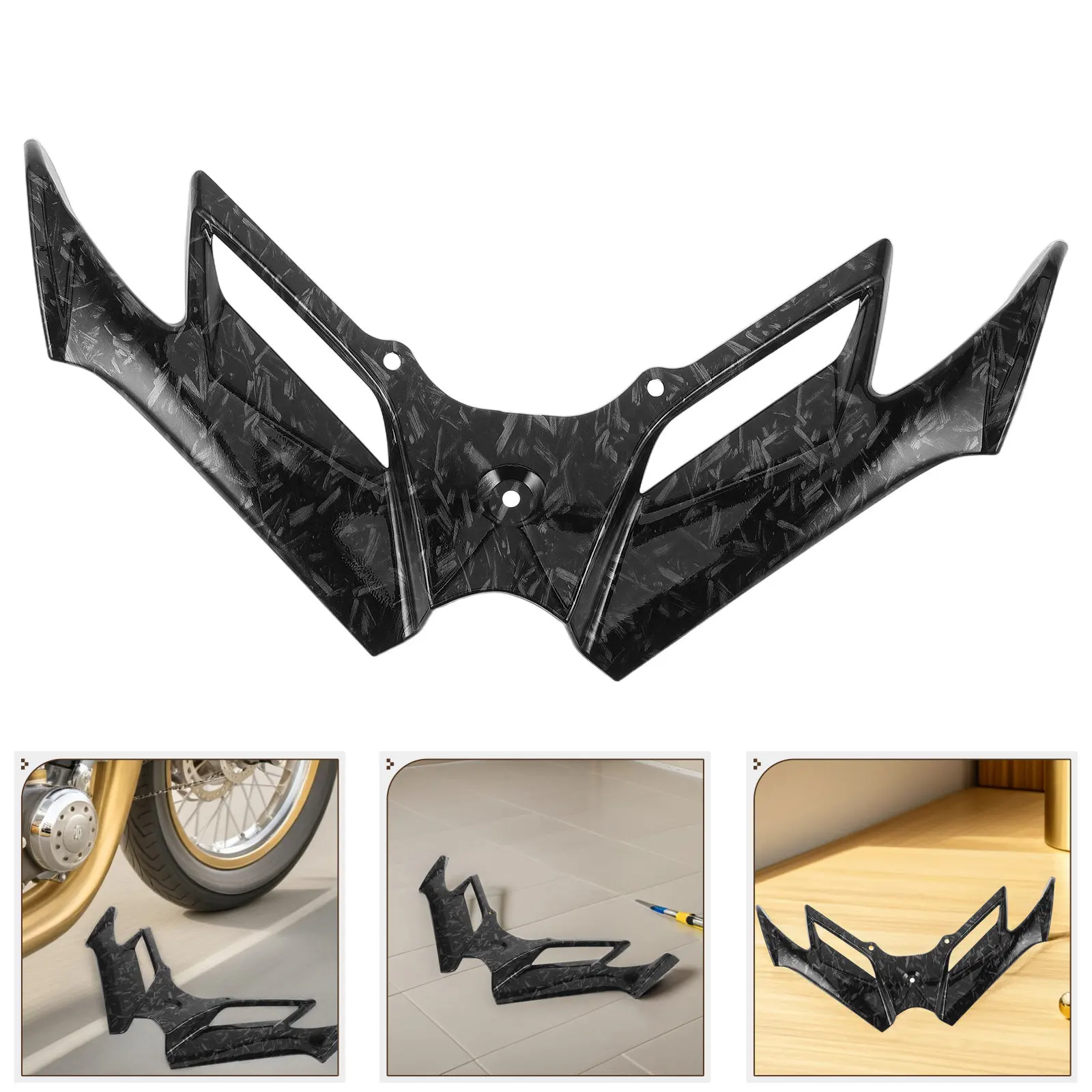 

Motorcycle Winglets Front Spoiler Side Wing Fairing Wind Deflectors Lower Fairing Styling Motorcycle Modification Accessories