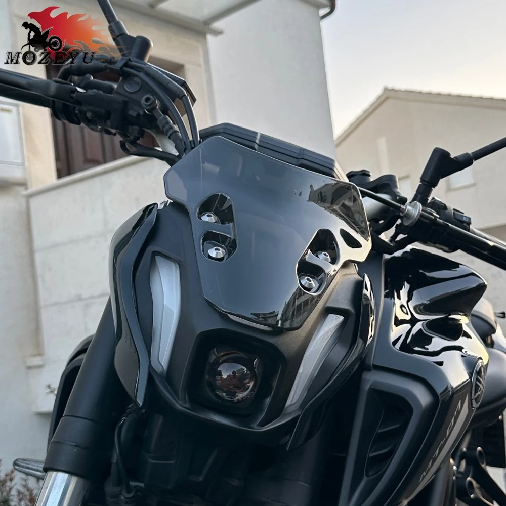 منحرف هواء مزدوج الفقاعات للدراجات النارية ، واقي الزجاج الأمامي ياماها MT07 ، ، ، MT 07 ، ، من من من من الرياح ، ، من من من من هو ؟ ،