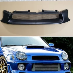 スバルインプレッサ用レーシンググリルボディキット,アクセサリー,マットブラック,wrx 2002および2003