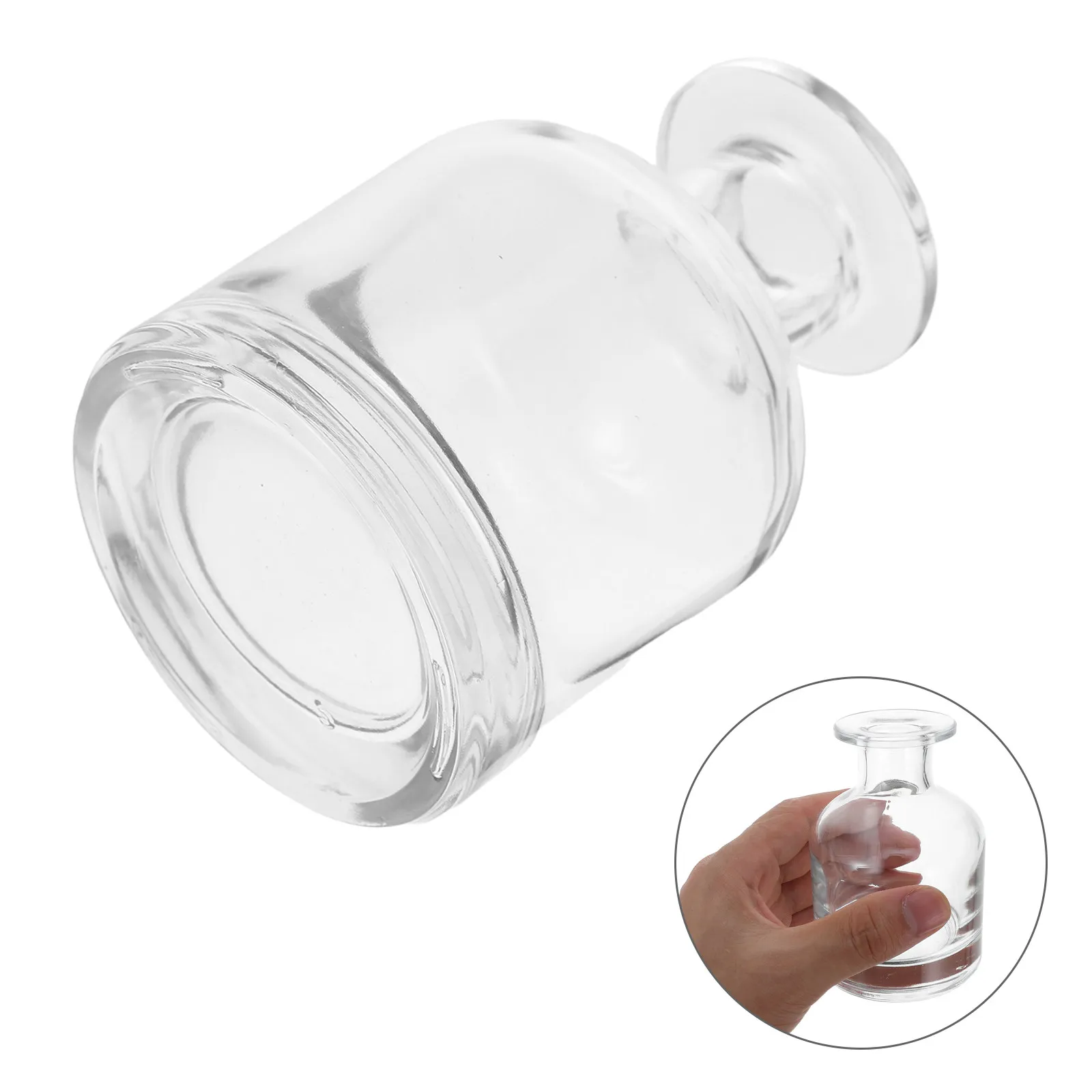 

2Pcs Aroma Oil Diffuser Bottles 150Ml Thickened Glass for Home Car Decor Refillable Essential Oil Dispenser Desktop Fragrance