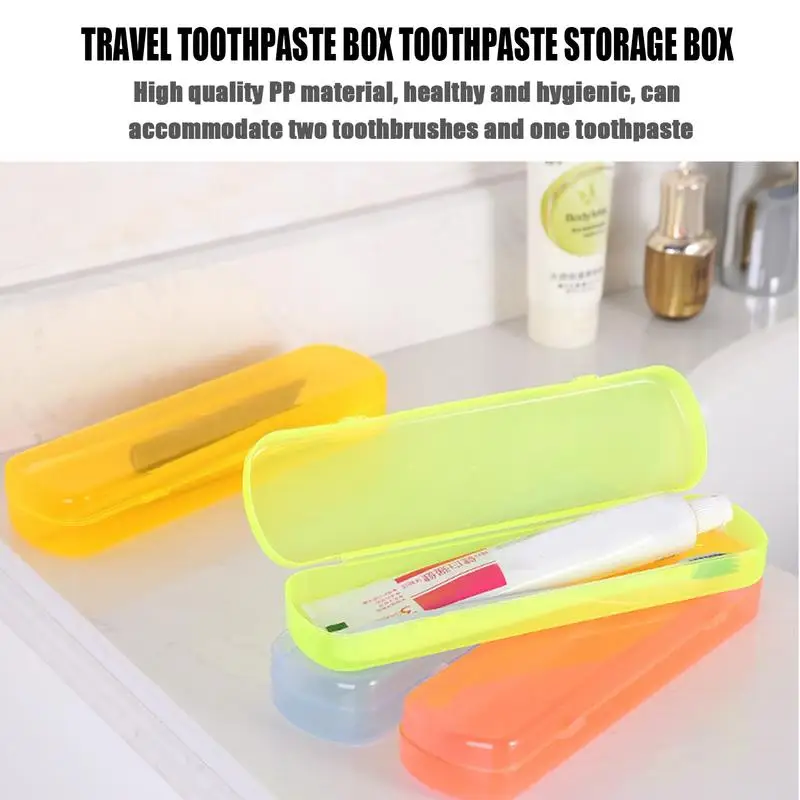 Toothbrush Case For Traveling Portable Travel Container For Toothbrush Germproof Toothbrushes Protector Brush Cap Case Breathabl