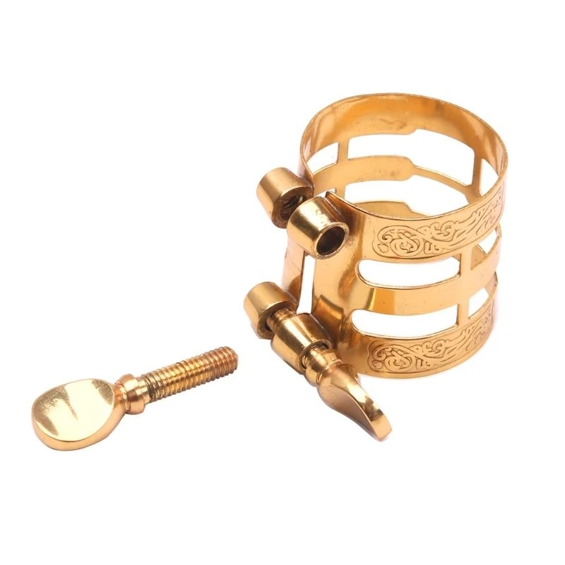 Alto Sax Clarinet Mouthpiece Ligature Saxophone Parts Clip Ligature Single Screw