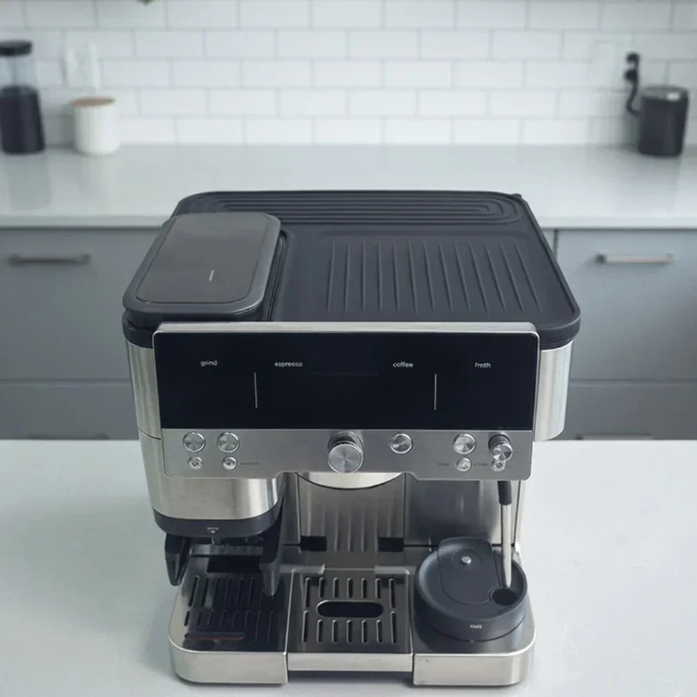 Coffee Machine Top Mat Espresso Machine Mat Coffee Preparation Custom Fit Design Food-Safe Silicone Pristine Appearance