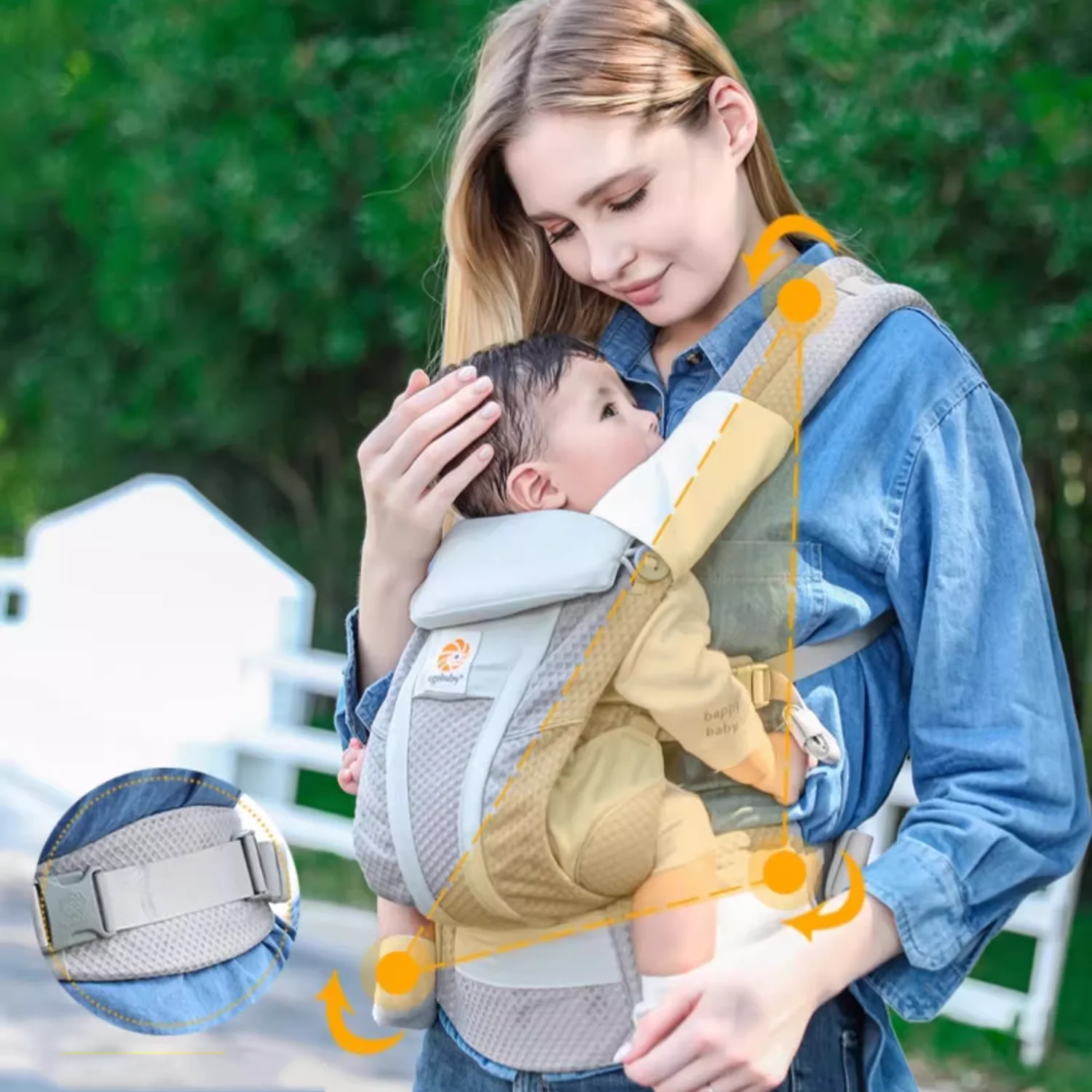 

Egobaby Omni 360, эргономичная переноска-кенгуру для младенцев, слинг для младенцев, обращенная передняя часть, рюкзак, детская сумка, От 0 до 36 месяцев