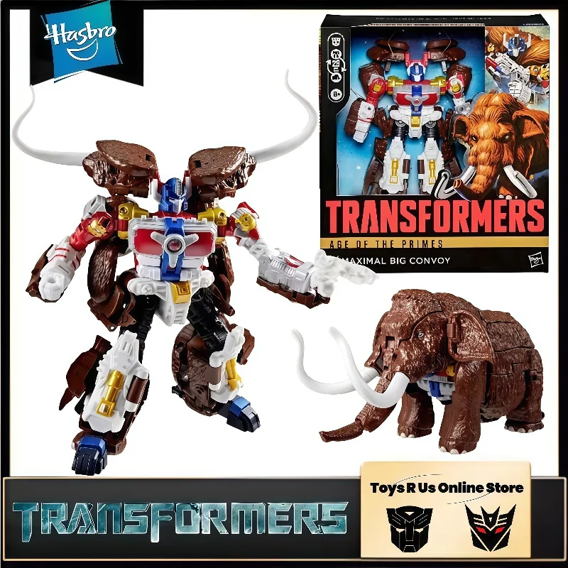In Stock Hasbro Transformers Classic Toys Age of The Primes Leader Mammoth Optimus Prime Anime Action Figure Model Collect Toys