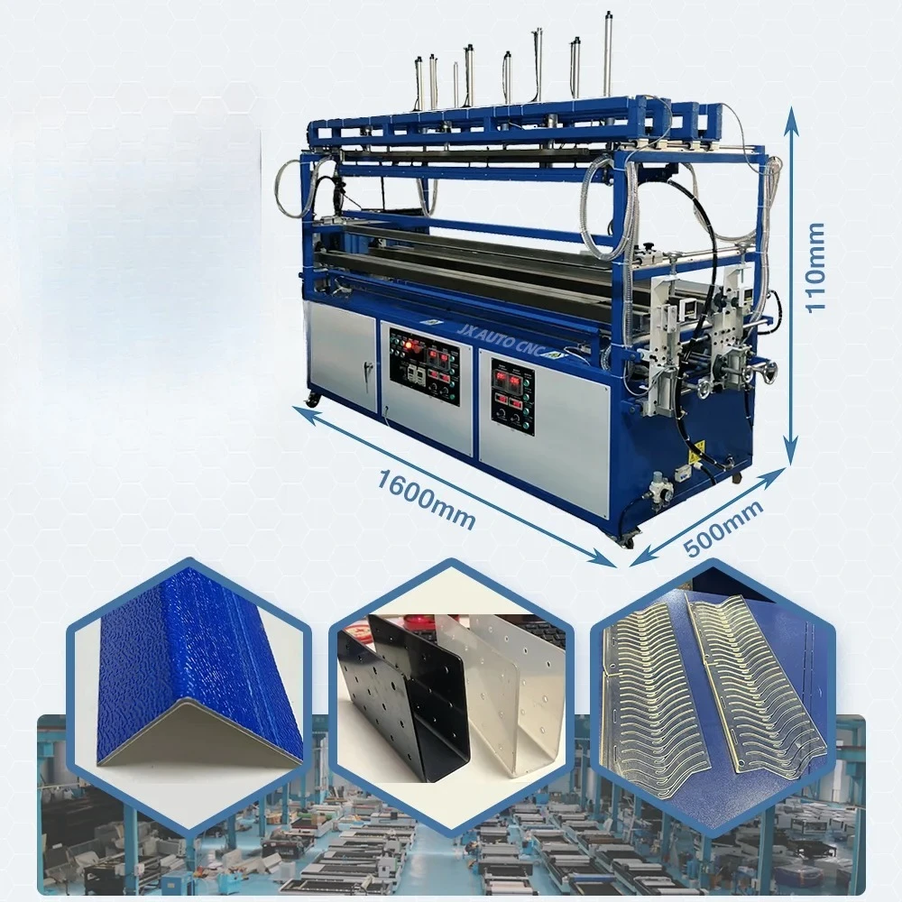 1200 1800mm Stronger Acrylic Sheet Profile Double Line Automatic Edge Angle Hot Bender Heater Plexiglass Folding Bending Machine