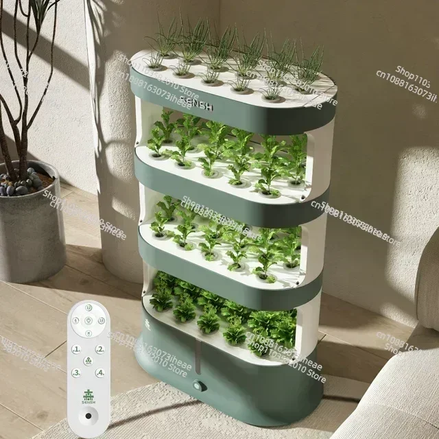 Supplier Water Culture Hydroponics system equipment vertical tower width LED grow lamp