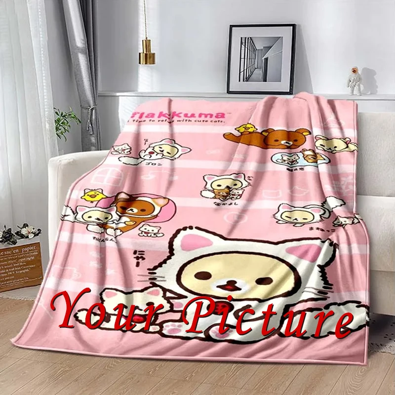 

Your Picture Blanket Cover Coral Fleece Plush Customized DIY Print on Demand Dropshipping Warm Throw Blanket for Bedspread