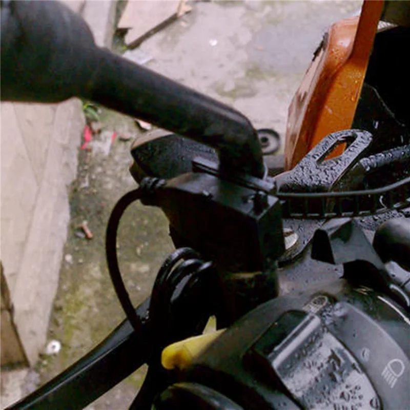 【تصميم أنيق】2X منفذ USB مقاوم للماء جهاز تسجيل فيديو رقمي للسيارات صندوق طاقة حصري للدراجات النارية هاتف ذكي كابل GPS طقم السيارة 12 فولت -24 فولت T