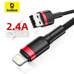 Kabel USB Baseus do iPhone'a 14 13 Pro Max Kabel USB do szybkiego ładowania dla iPhone'a 12 Mini Pro Max Kabel USB 2.4A