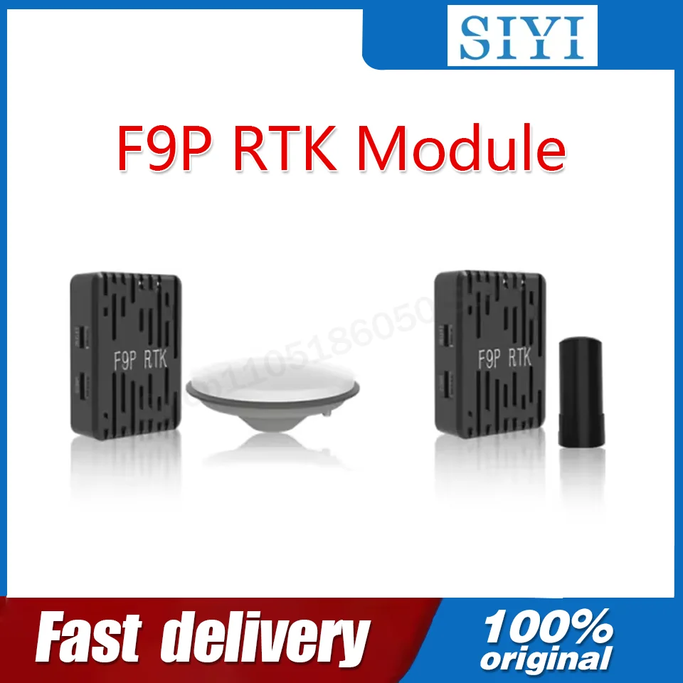 SIYI F9P RTK Module Centimeter Level Four-Satellite Mutil-Frequency Navigation and Positioning System GNSS Mobile and Base