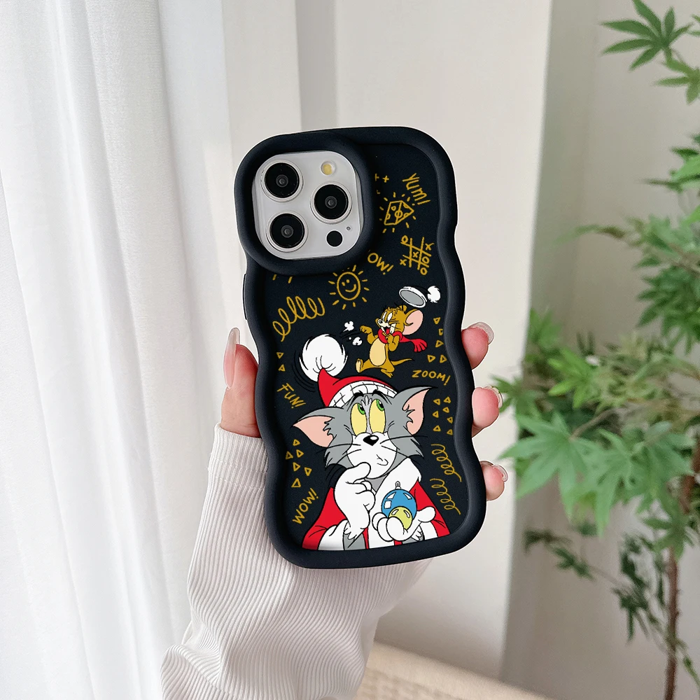 Cartoon Cute Toms Jerries Phone Case For Samsung A05S A10S A11 A12 A20S A21S A13 A14 A55 A54 A34 A53 A30 A32 A33 A73 5G Cover