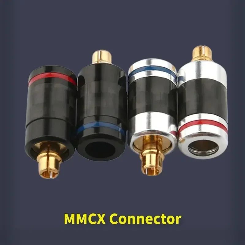 Audio Jack MMCX Plug Connector DIY SE535 SE215 SE846 ED5 Earphones Speaker Terminal Carbon Fiber Earphone Consumer Electronics