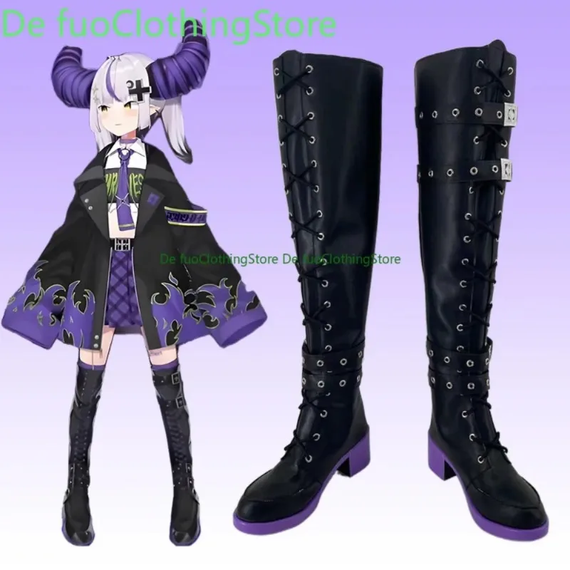 Defuo Laplace Dakinis Cosplay Shoes Anime Convention Anime Game Role-playing Shoes And Boots Halloween Party