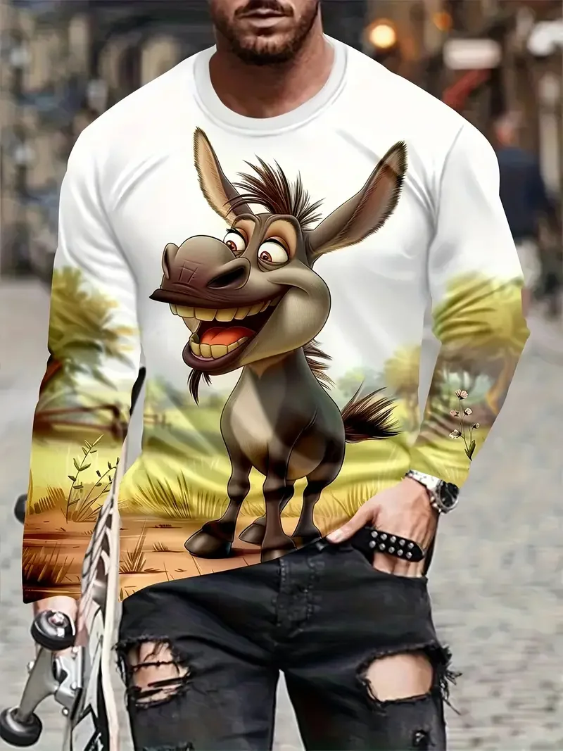 Camiseta de manga larga con co - 3D Printing Rabbit reseña y precio