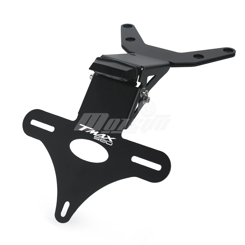 لياماها TMAX560 T-MAX 560 TMAX 560 Tech Max 2022 2023 2024 2025 دراجة نارية الخلفية لوحة ترخيص ضوء المعانقة قطعة من نسيج قوس