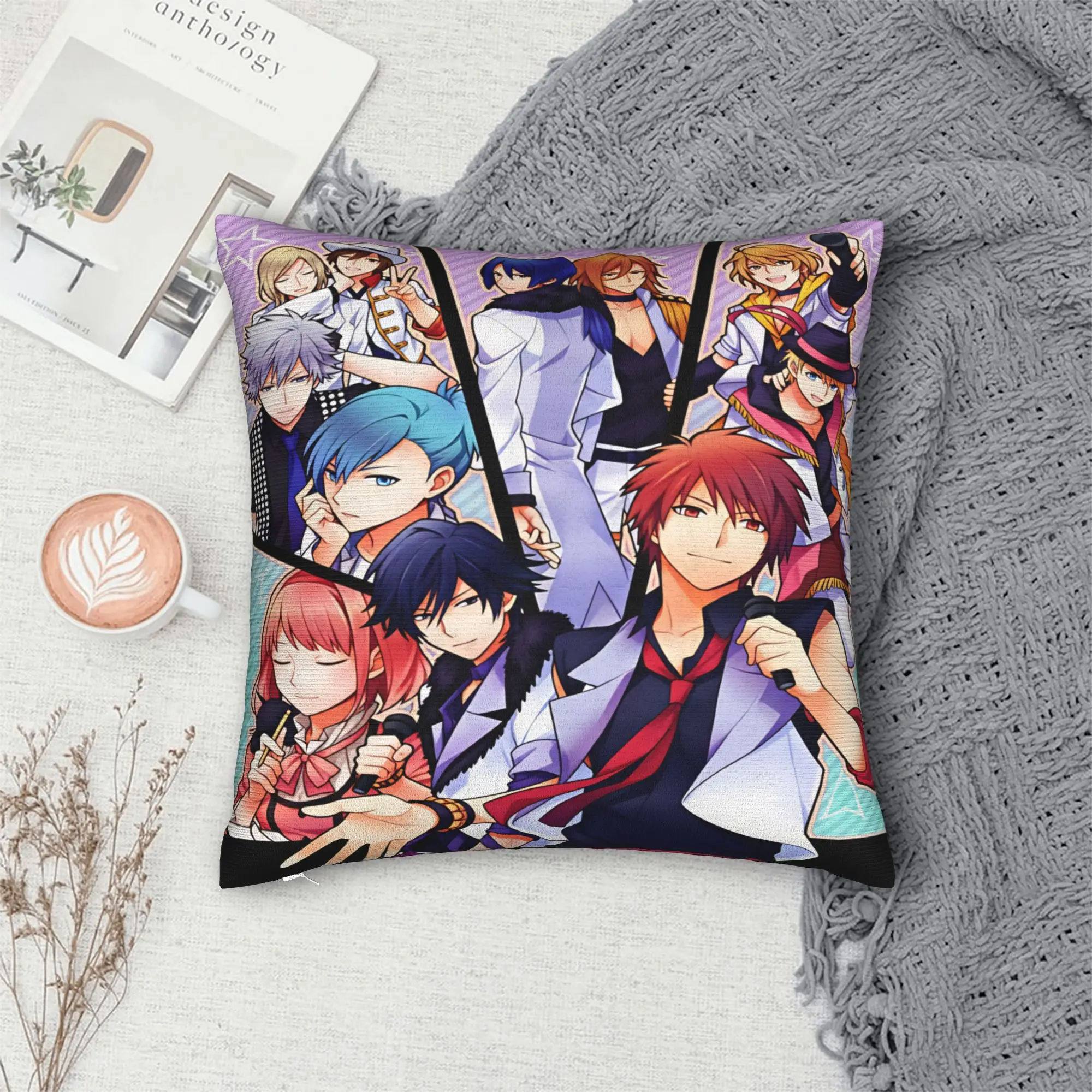 U-Uta no Prince-sama Hijirikawa Masato   Pillow Case  Fashion Pillow Cover Soft Pillowcases For Chair Sofa Home Decor