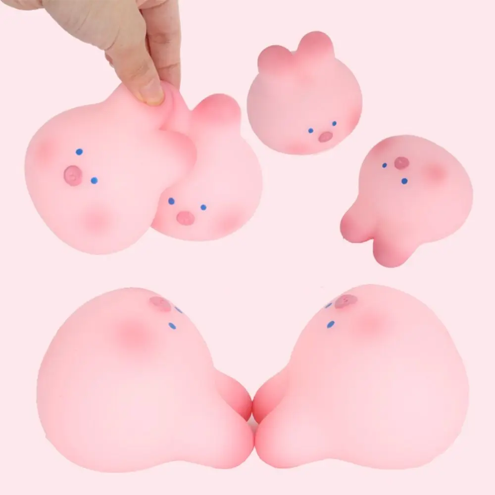 

Vent Toys Mochi Pink Pig Squeeze Toy Кролик Мультяшное животное Cherry Blossom Pig Kawaii Pink Squeeze Pinch Toy Офисные работники