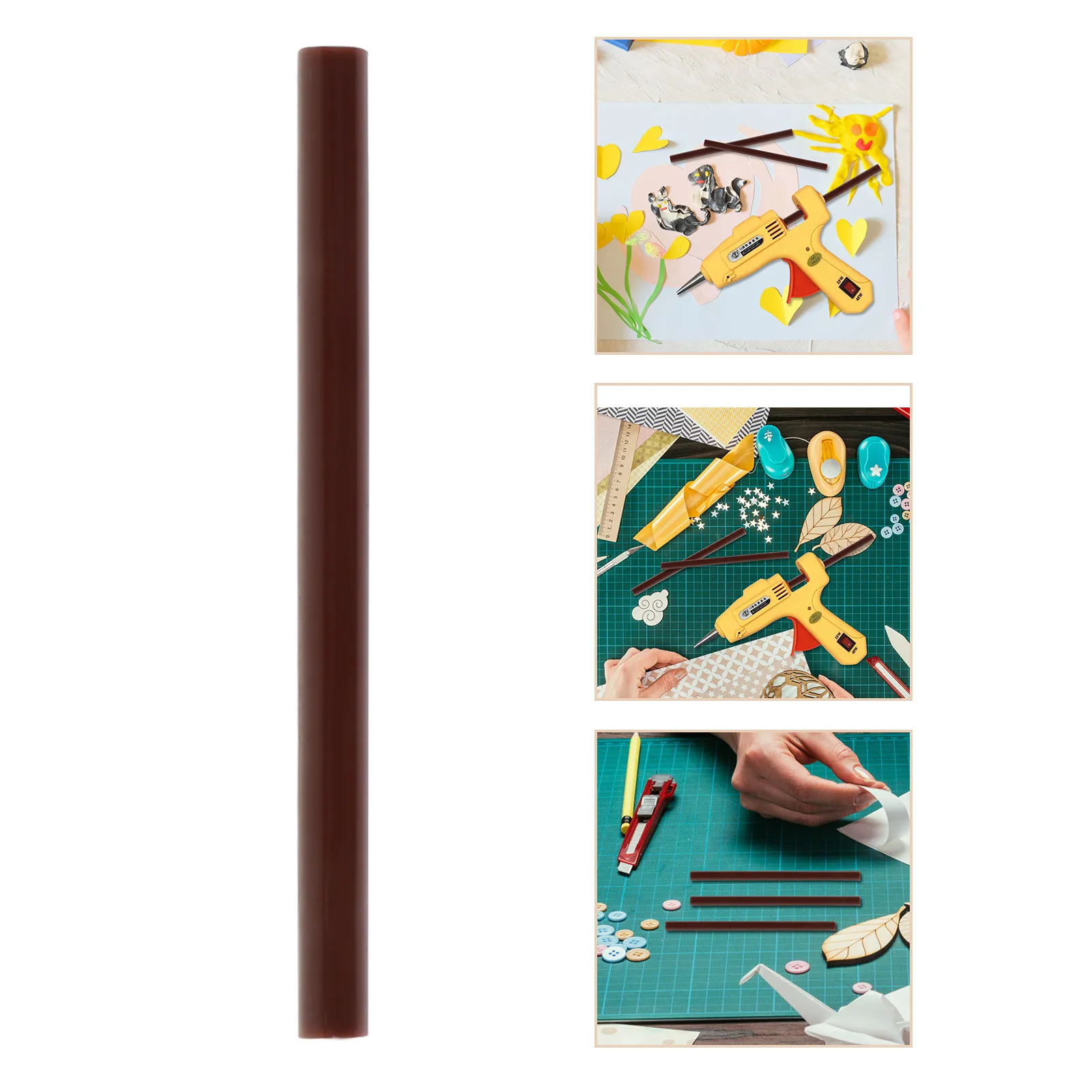20Pcs Hot Melt Glue Sticks Eco Friendly Odor Free Adhesive Rods for DIY Crafts School Projects Home Office Repair Bonding