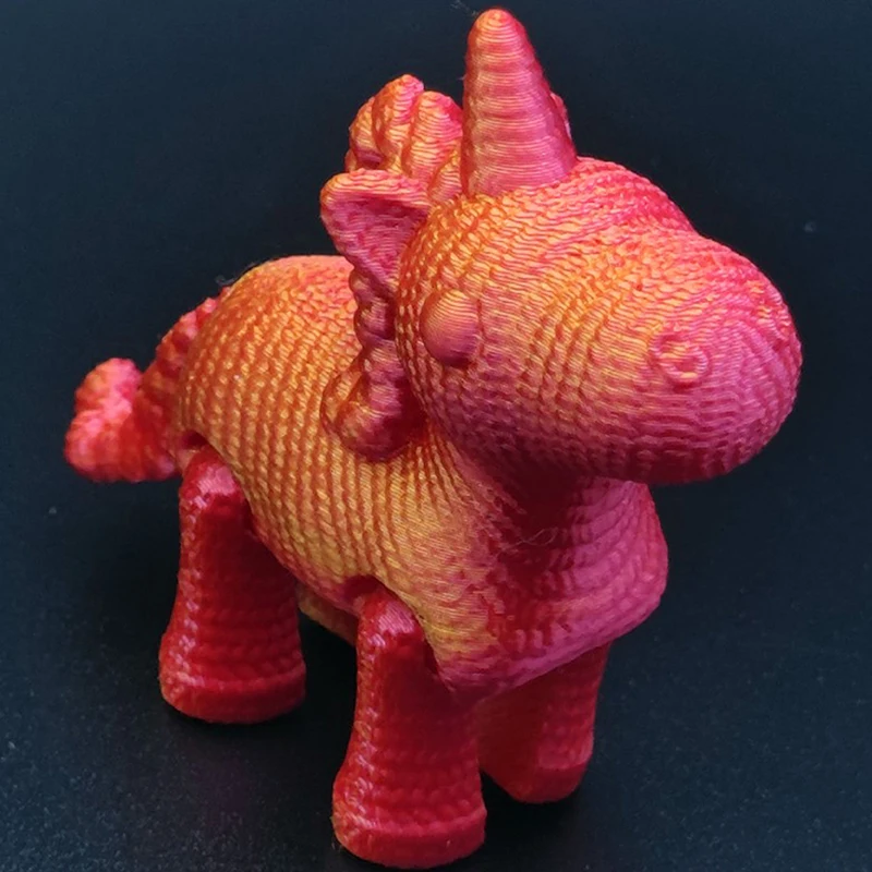 Pulpo impreso en 3D, caballo impreso en 3D, Animal impreso, hogar, oficina, manualidades de escritorio, adorno, regalos creativos, juguete de Animal impreso en 3D