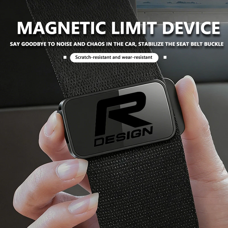 Magnetic Car Interior Supplie Seat Belt Holder Stabilizer Buckle For Volvo AWD V50 S60 XC60 S40 XC40 XC90 V60 S80 S90 V90 C30