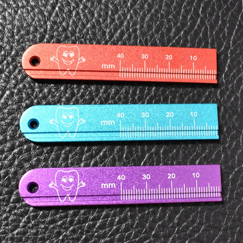 3pcs Dental Instruments Endo Rulers Measuring Ruler Span Measure Scale Endodontic Dental Materials Dentist Tools