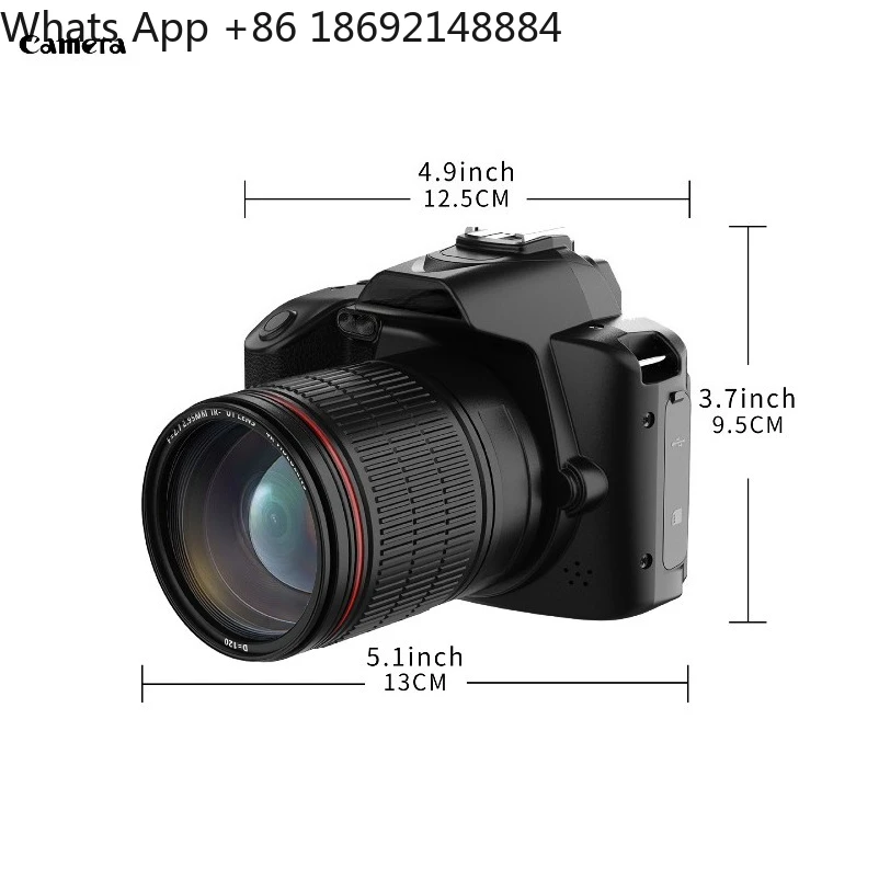 New D5 high definition WiFi digital camera 64 million pixel dual camera night vision video dv without memory card